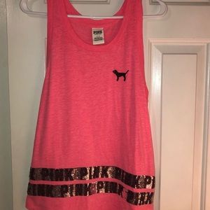 VS pink tank top